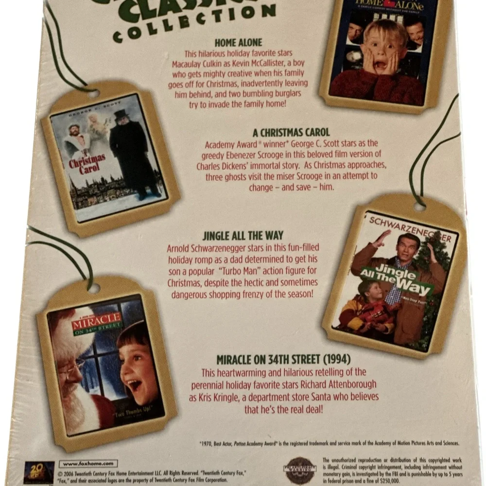 Four old time classic movies.
